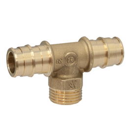 Тройник GX с наружной резьбой 20x1/2"Mx20 GX153 Giacomini GX153Y034