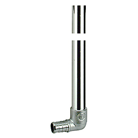 Угольник 90° с хромированной трубкой 1/2"x 15 - L= 750 мм GZ128 Giacomini GZ128X073