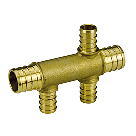 Коллектор 3х2 выхода 3/4"x1/2"x1/2"x1/2"x3/4" GZ152-3 Giacomini GZ152Y043