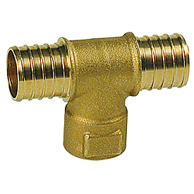 Тройник с внутренней резьбой 3/4"x1/2"Fx3/4" GZ154 Giacomini GZ154Y034