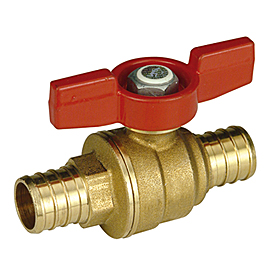 Кран шаровой с ручкой-бабочкой 3/4" GZ651 Giacomini GZ651Y004