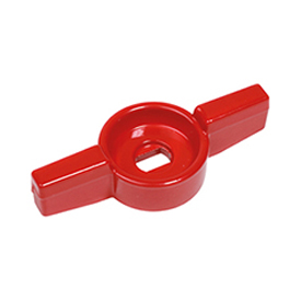 Ручка-бабочка красная 3/4" - 1" - 1 1/4" P31FR Giacomini P31FRY003