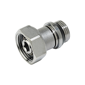 Универсальный телескопический отвод с прокладкой 3/8" R173TG Giacomini R173X032