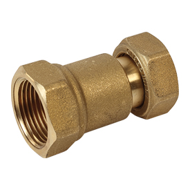 Телескопический фитинг 3/4"F x 3/4"F R176P-1 Giacomini R176PY018