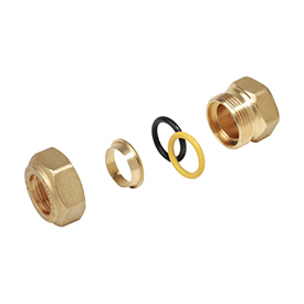 Фитинг прямой с внутренней резьбой 1 1/4"x35 R180F Giacomini R180FY135