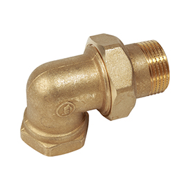 Угольник с отводом, внутр. резьба 1 1/2" R19 Giacomini R19X017