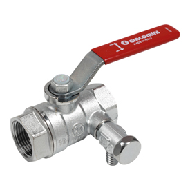Кран шаровой с вн./вн. резьбой и сливом 2" R250DS Giacomini R250SX008