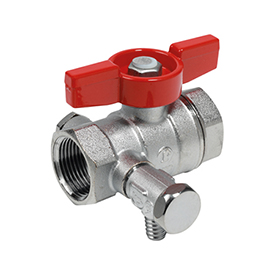 Кран шаровой с вн./вн. резьбой и сливом 3/4" R251S Giacomini R251SX004