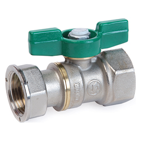 Кран шаровой для счетчиков 3/4"F x 3/4"гайка R251WP Giacomini R251WX074