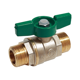 Кран шаровой с нар./нар. резьбой 3/8" R253W Giacomini R253WX002