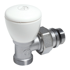 Угловой ручной клапан с нар. резьбой 3/8" x 16 R25TG Giacomini R25X032