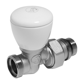 Прямой ручной клапан с нар. резьбой 1/2" x 18 R27TG Giacomini R27X034