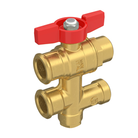 Кран для комплекта для фанкойлов DN20 - 1-1/4"M R280 Giacomini R280Y004