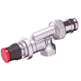 Угловой осевой динамический термостатический клапан 1/2" x 16 R415DB Giacomini R415DBX042