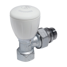 Угловой микрометрический термостатический клапан 1/2" R421TG Giacomini R421X133