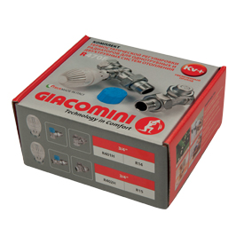 Комплект термостатический с увеличенным проходом 3/4" - угл. R470F-KV Giacomini R470FX054