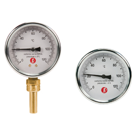 Термометр, сертифицированный INAIL (ISPESL) 1/2" R540I Giacomini R540IY003