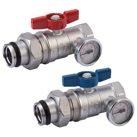Термометр 3/8" - 0-120 °C с гильзой R540 Giacomini R540Y015