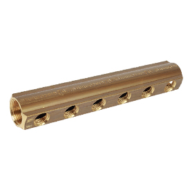 Коллектор с внутренней резьбой 3/4" x 1/2" /4 дист. 50 мм R551 Giacomini R551Y024