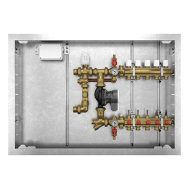 Сборный коллекторный узел co смесительной группой 1" x 18 /11 R557R-2 Giacomini R557RY031