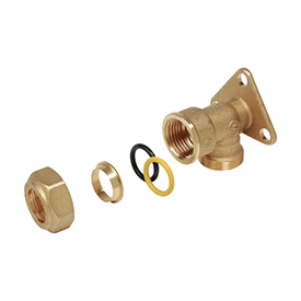 Угловой установочный фитинг 1/2"x12 R572 Giacomini R572Y112