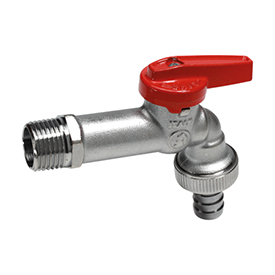 Кран шаровой садовый с флажковой ручкой 1/2" R619 Giacomini R619IX103