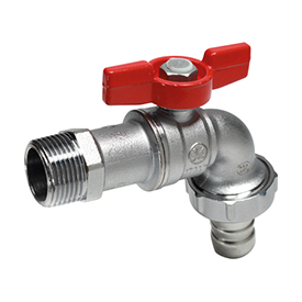 Кран шаровой садовый с ручкой-бабочкой 1/2" R620 Giacomini R620X003