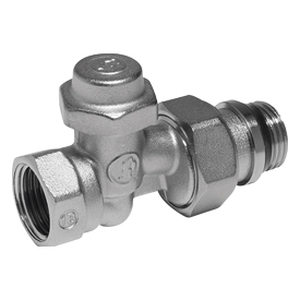 Прямой отсечной клапан со сливом 3/8" R715TG Giacomini R715X032