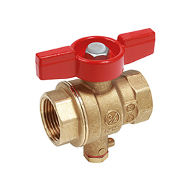 Кран шаровой для зонда с вн./вн. резьбой 1/2" R851T Giacomini R851TY103